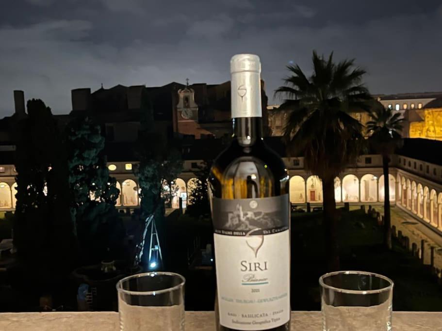 Camera X2 Con Magnifica Vista Sul Chiostro Di Michelangelo E Le Terme Di Diocleziano Rom Eksteriør billede